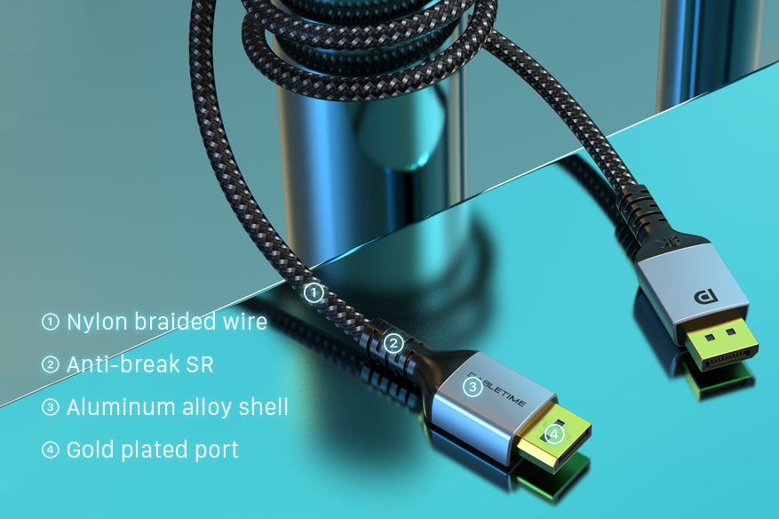 CABLETIME DisplayPort durability feature