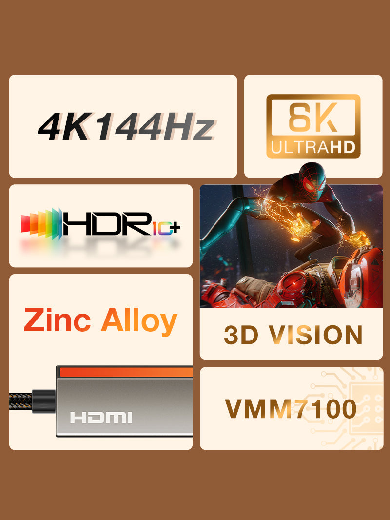 8K 60Hz USB C-HDMI 2.1 어댑터 아이 패드 프로 맥북 PC