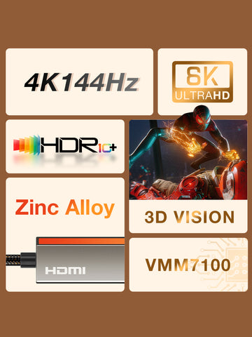 8K 60Hz USB C auf HDMI 2.1 Adapter für iPad Pro MacBook PC