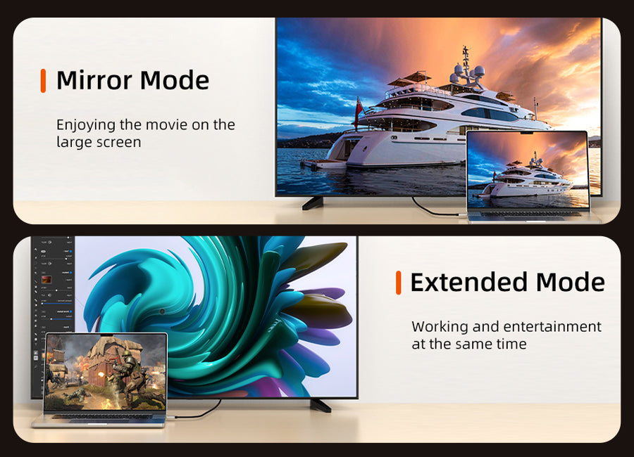 Cable CABLETIME MW-CC23L USB-C bidireccional a DisplayPort 8K 60Hz 2mts