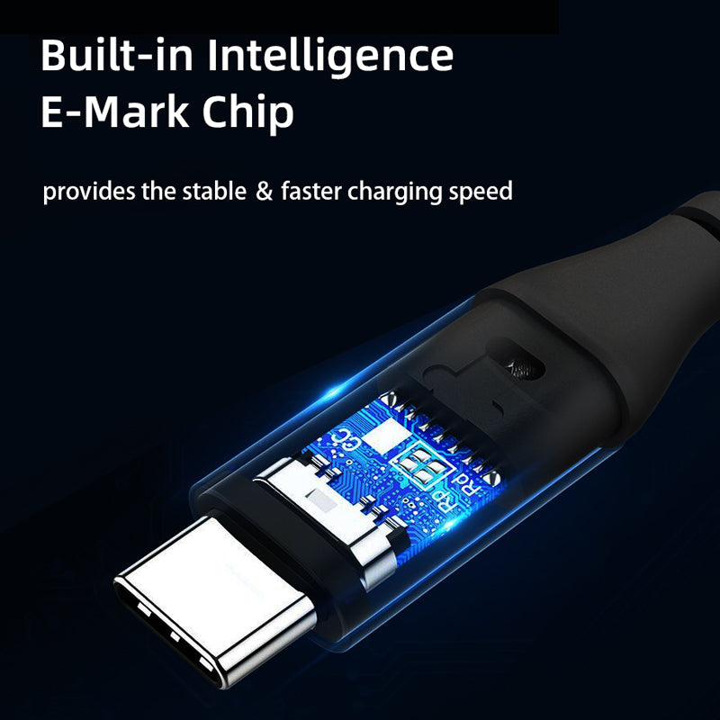 100W USB-C Cable for MacBook Pro, iPad Pro & Nintendo Switch