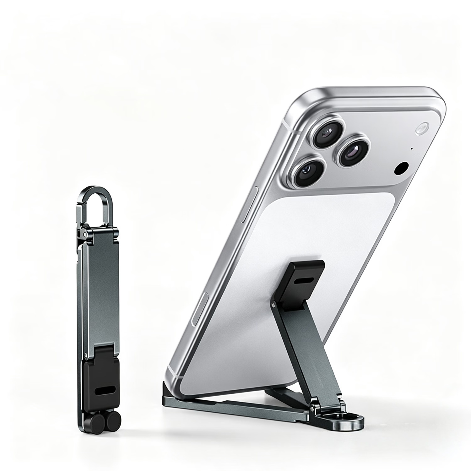 Aluminium foldning af mobiltelefonholderen står til skrivebord