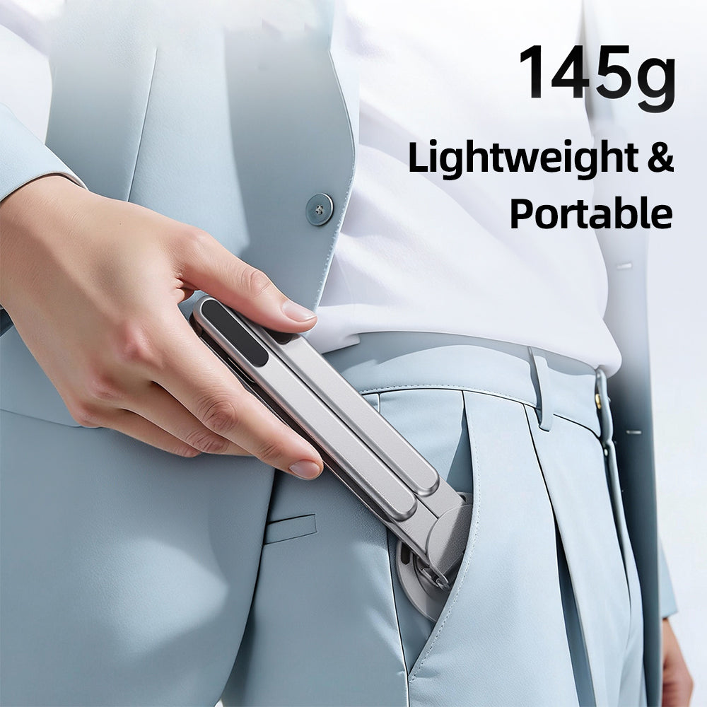 3-in-1 Magnetic Phone, Tablet & Laptop Stand with 8-Level Adjustment