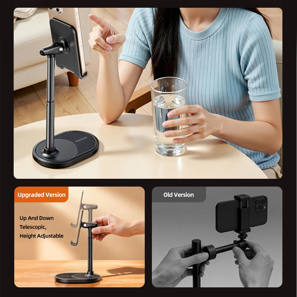 Suporte de telefone celular dobrável de alumínio Stand para mesa