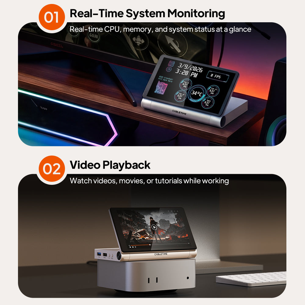 4K144Hz Switch 2 Dock Ersatz für tragbare TV-Dockstation 3-in-1 für Switch/Switch 2/Steam Deck