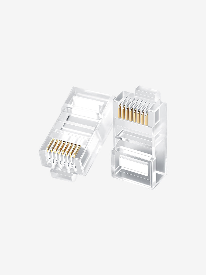 Cat6 RJ45 Connectors 10-Pack 50-Pack 100-pack