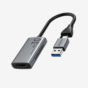 HDMI to USB/USB C Video Capture Card 1080P for Nintendo Switch Gaming Live Streaming
