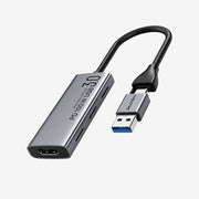 PS4ライブストリーミング用の100W PD HDMIからUSB/USB Cを備えたUSB 3.0ビデオキャプチャカード