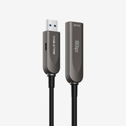 كابل USB-A إلى USB-C نشط من الألياف الضوئية بسرعة 10 جيجابت في الثانية، كابل بيانات USB 3.2 طويل المسافة للكاميرا، والواقع الافتراضي، واستخدام المؤتمرات الصناعية