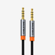 3.5mm Audio Cable Male to Male TRRS Stereo AUX Cord for iPad/Samsung Phones/Tablets/Car Home Stereos/Headphones