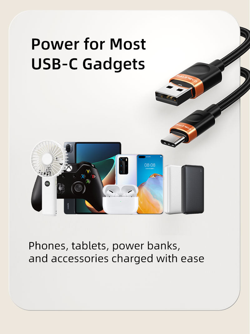 60 W USB-C-Ladungskabel 1m 2m