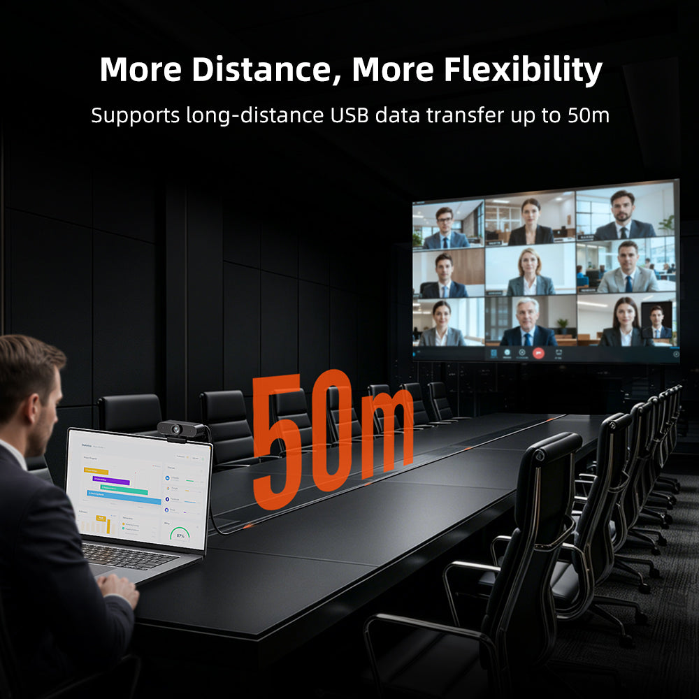 Langt USB C aktivt optisk kabel AOC 60W 10GbpsG 8K60hz Video 5m 10m 15m