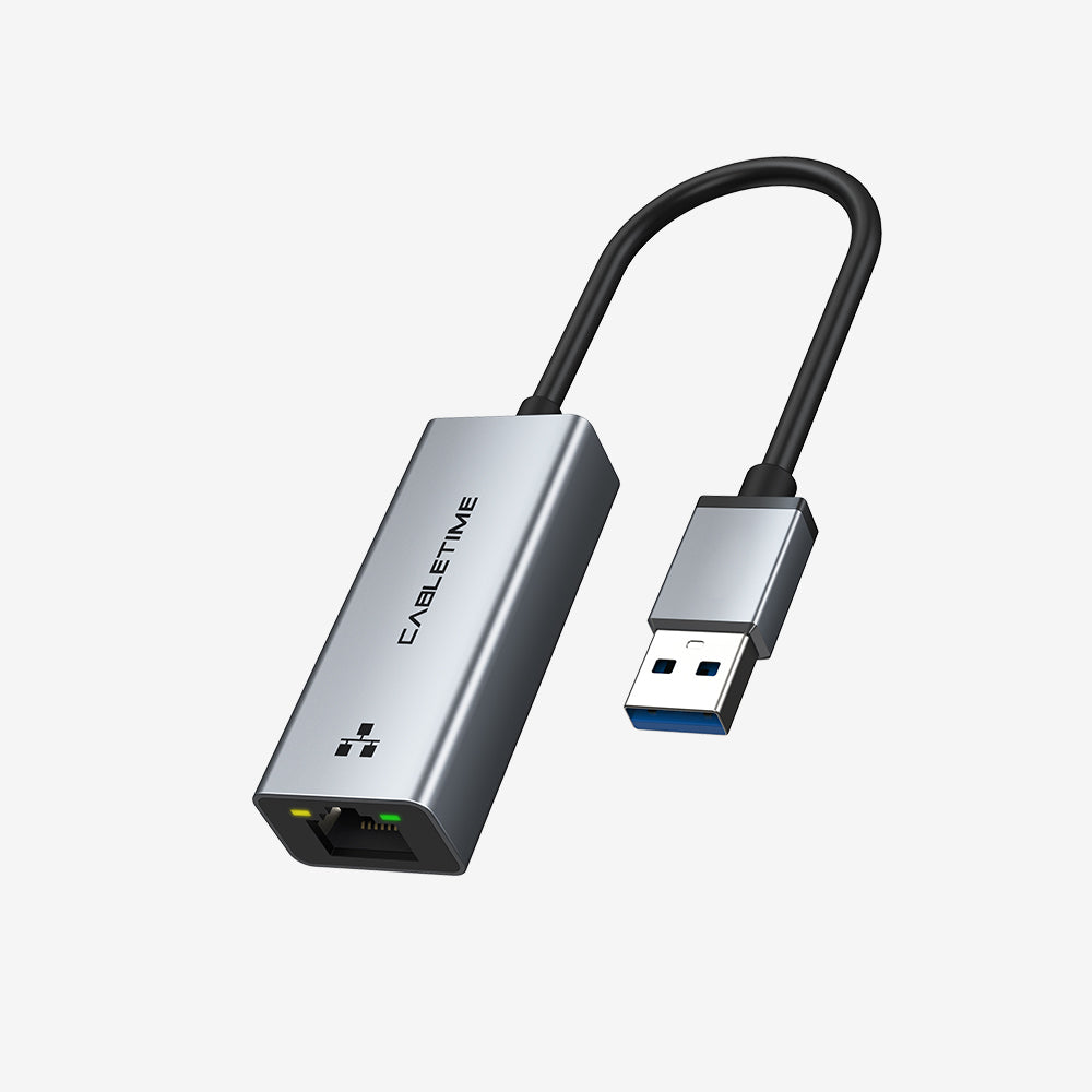 USB 3.0 to Gigabit Ethernet Adapter 1000Mbps RJ45
