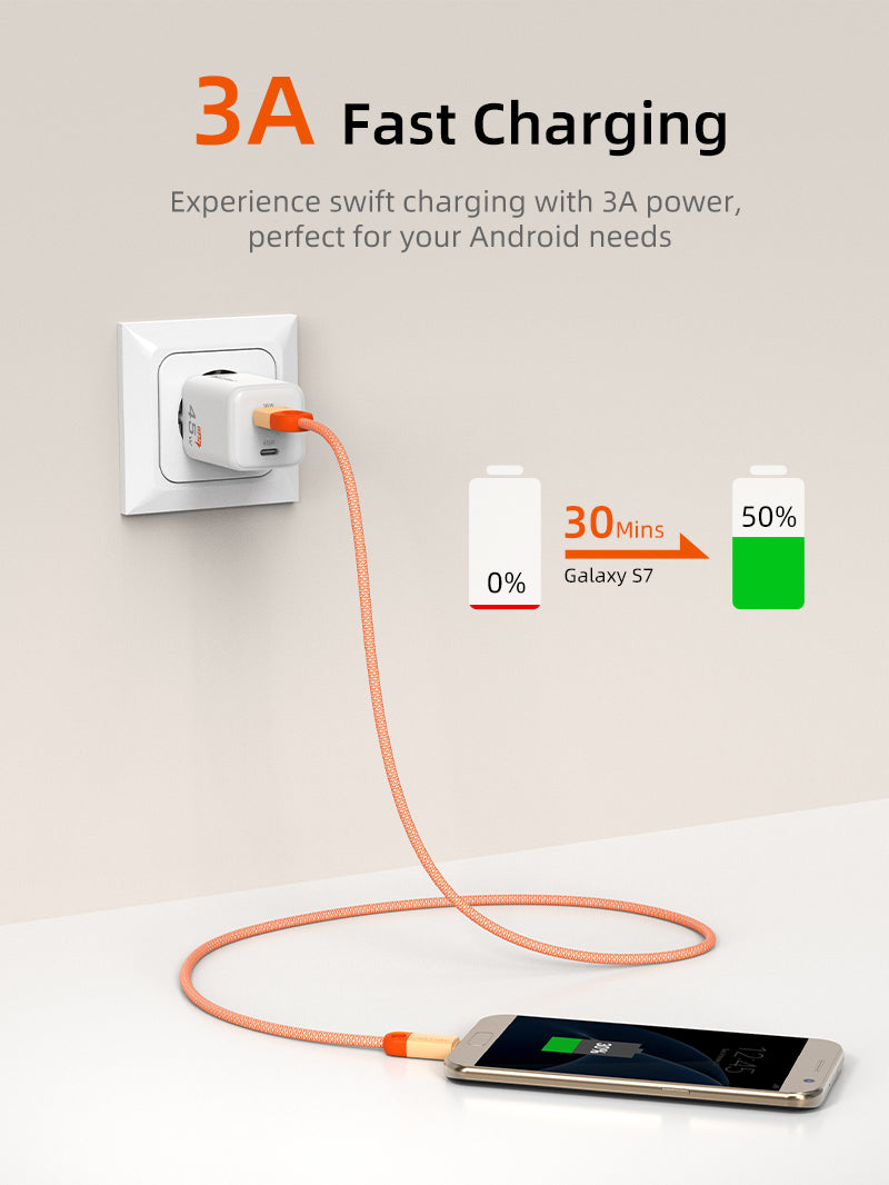 Wholesale USB 2.0 A to Micro B Charger Cable 