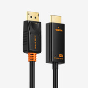 DisplayPort إلى HDMI Cord Male DP إلى Cable HDMI الذكور