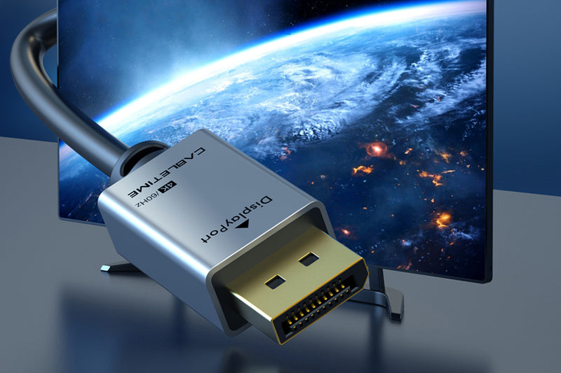 DisplayPort to DisplayPort 1.2 Cable 4K 60Hz 1m 3m 5m - CABLETIME