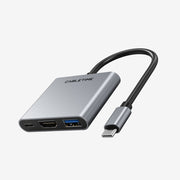 4K Portable 3 в 1 USB C Hub для телевизора Samsung Dell PC