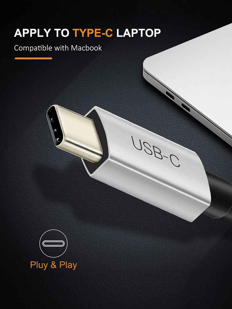 6-in-1 USB-C Hub with HDMI USB 3.0