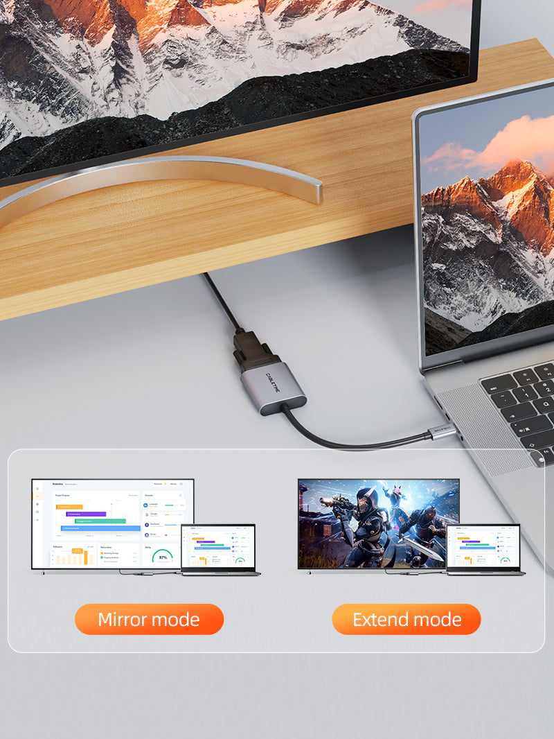 USB Type C to VGA Adapter for MacBook Pro 