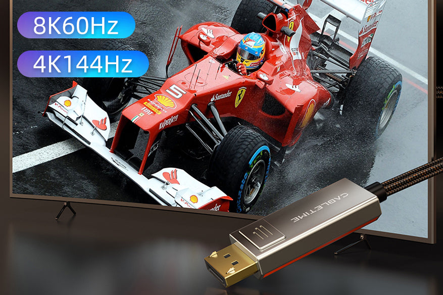 Cable CABLETIME MW-CC23L USB-C bidireccional a DisplayPort 8K 60Hz 2mts