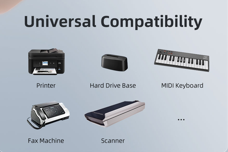 USB C to USB B 2.0 Printer Adapter