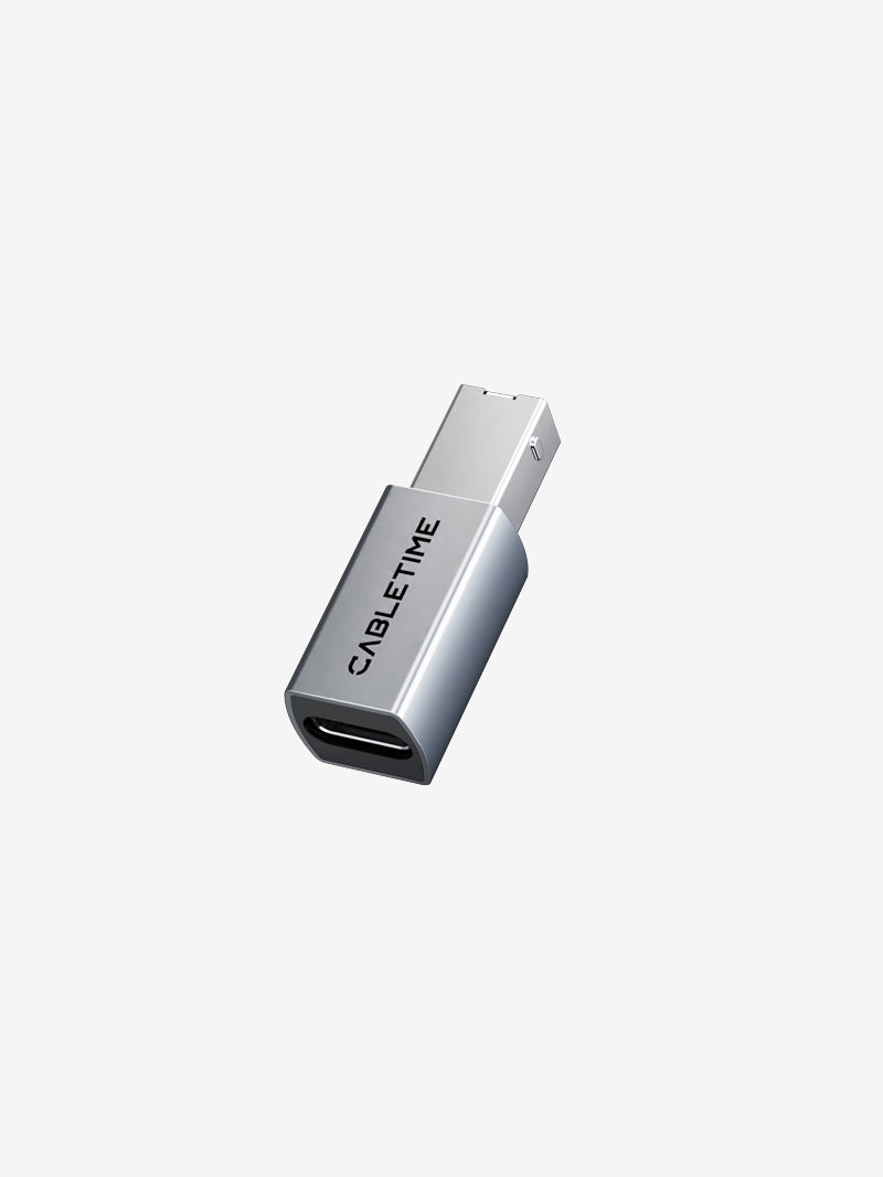 USB C to USB B 2.0 Printer Adapter