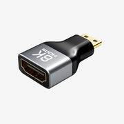 Bidirectional 8K Mini HDMI Male to HDMI Female Adapter