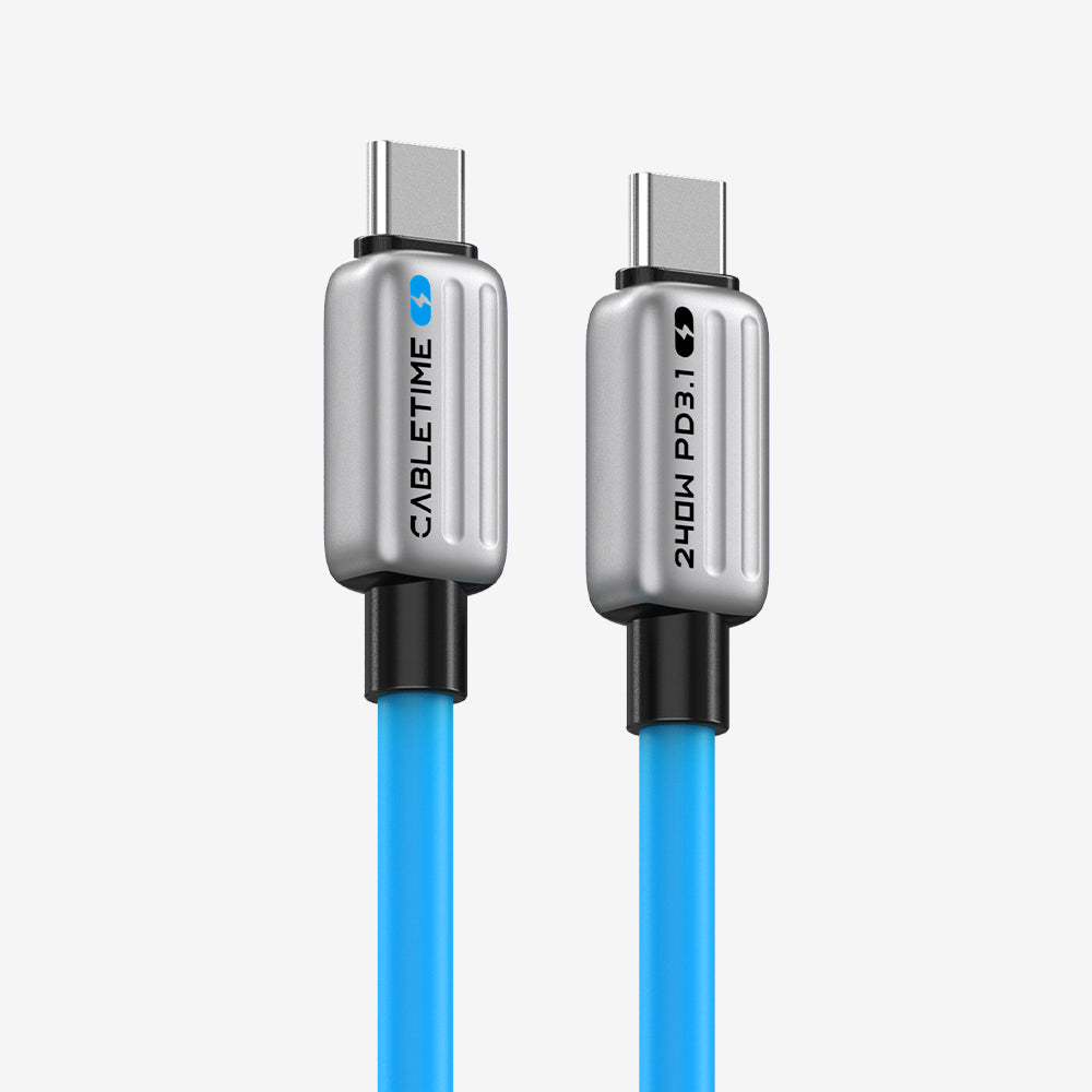 高速240W USB-Cチャージケーブル2M for iPhone 15 Pro Max -Cabletime