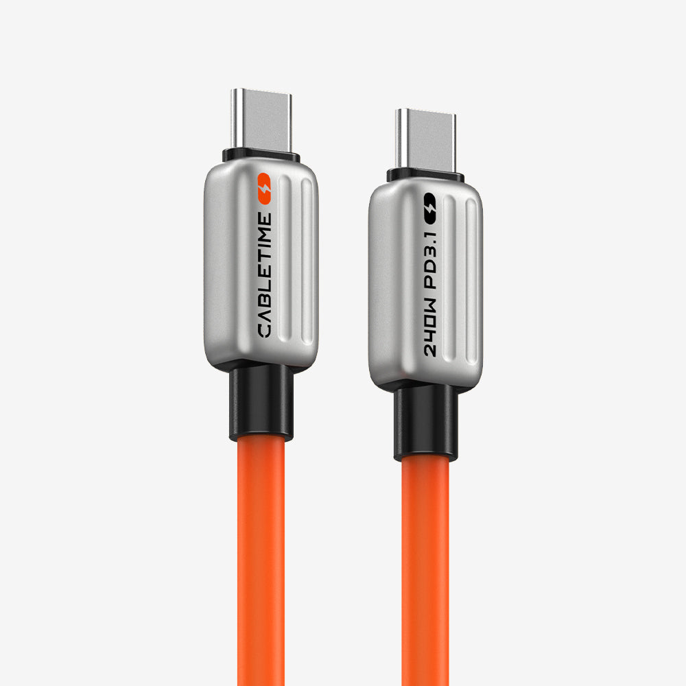 高速240W USB-C充電ケーブル2M用iPhone 17/16/15 Pro Max