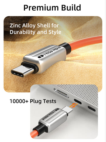 高速240W USB-C充电ケーブル2M for iPhone 15 Pro Max