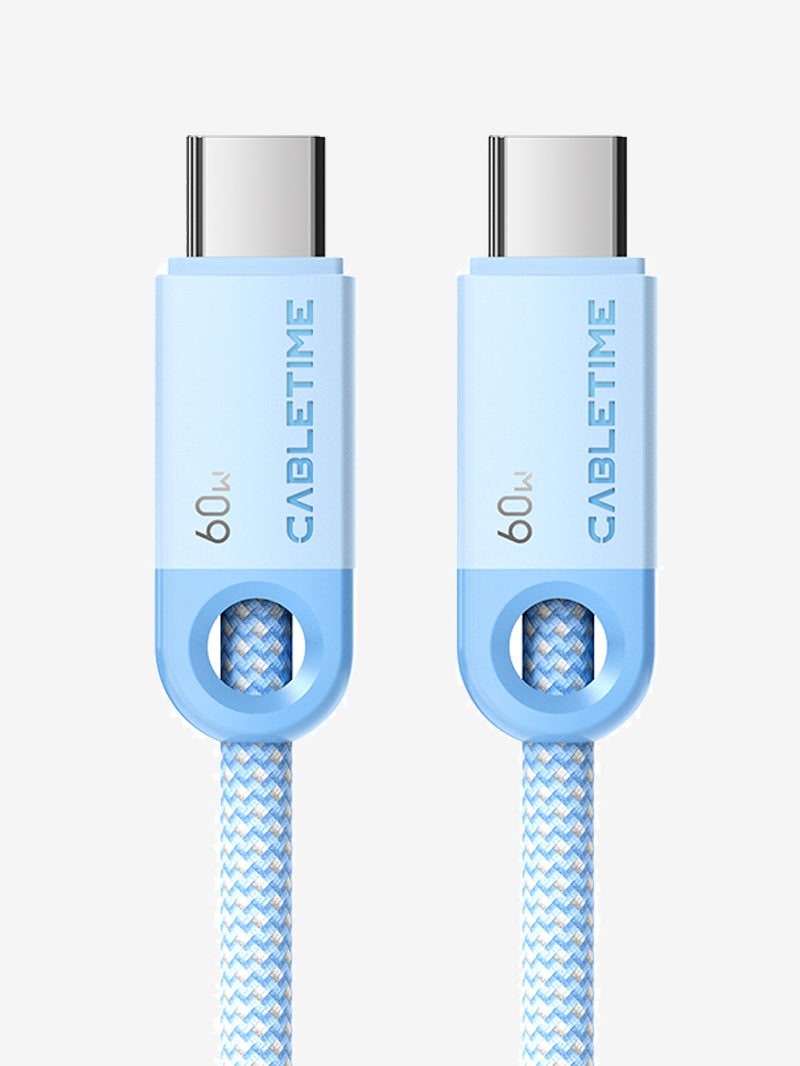 60-W-USB-C-Ladekabel, 1 m, 2 m