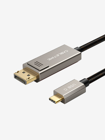 สาย USB C ถึง DP 1.4 8K 60Hz 4K 144Hz