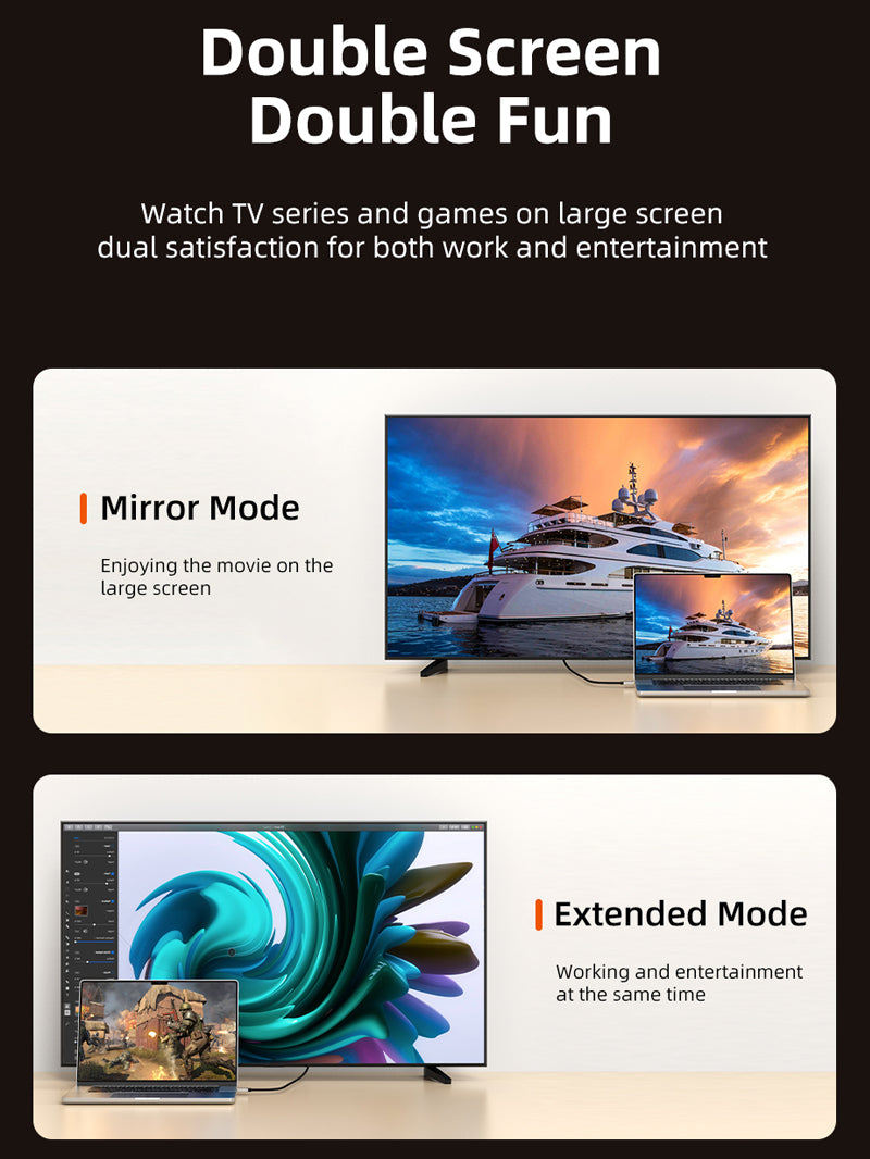 USB C to DP 1.4 Cable 8K 60Hz 4K 144hz 