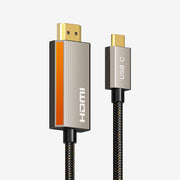 Zinc Alloy USB C Male to HDMI Male 8K Cable Cord 4K 120Hz for MacBook Pro