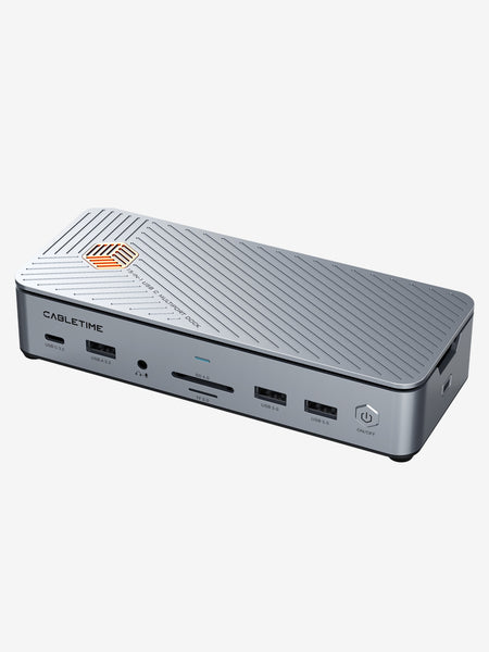 8K USBラップトップドッキングステーションデュアルHDMI 3モニターASUS Dell MacBook用 – CABLETIME