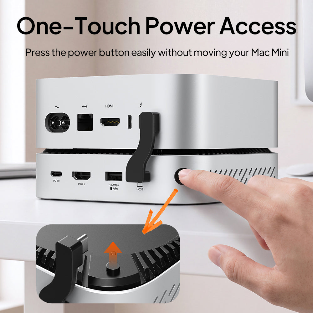8-i-1 USB-C-dockingstation med 5.5" Indbygget display