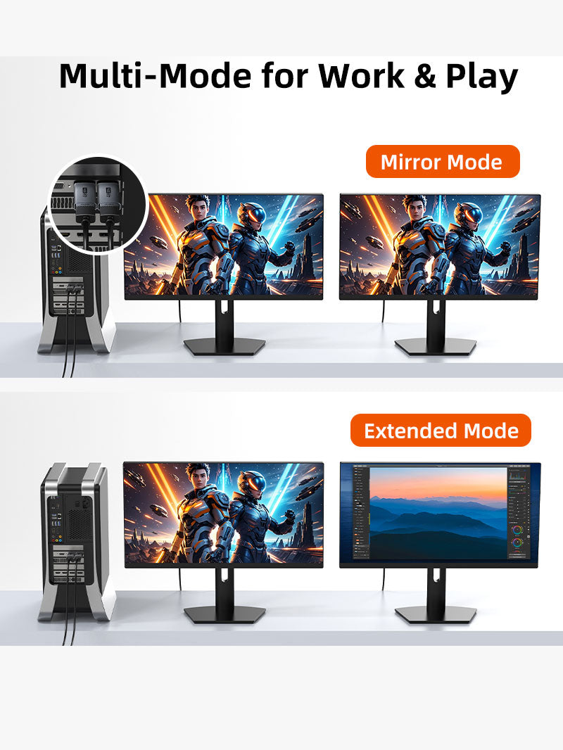 Adaptateur féminin HDMI DPPORT 4K Displayport.