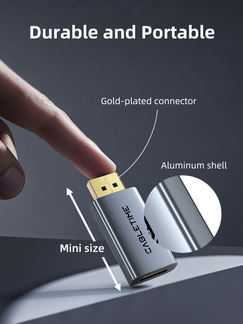 Adaptateur féminin HDMI DPPORT 4K Displayport.