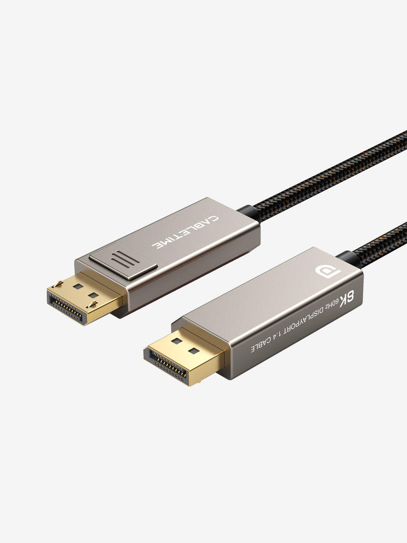8K 60Hz DisplayPort 1.4 Cable 4K 144Hz 10ft for Computer PS4 