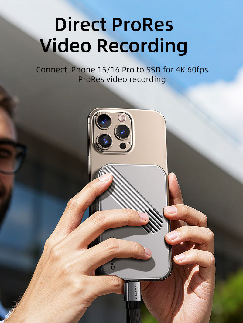 Portable USB4 V2.0 Keychain Cable - 80Gbps, 240W Fast Charging, 8K60Hz