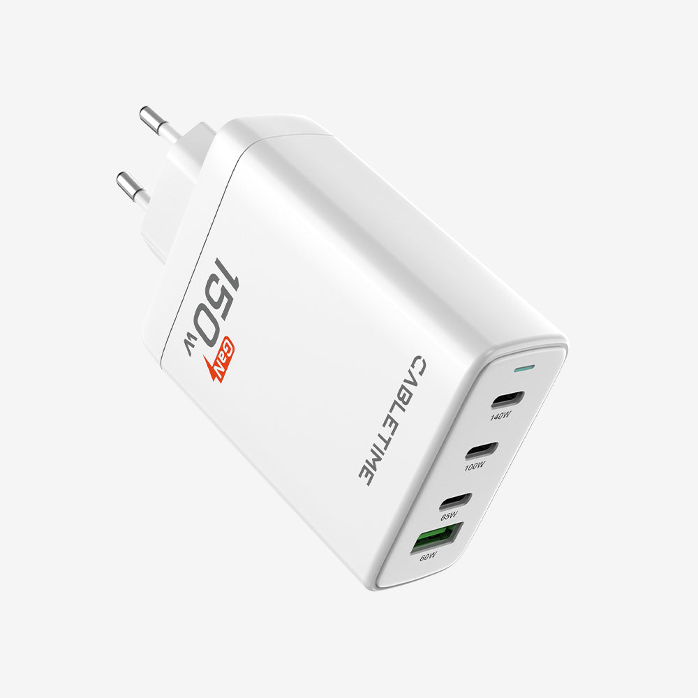 4 IN 1 150W GaN USB C Wall Charger for Laptop Macbook Phone