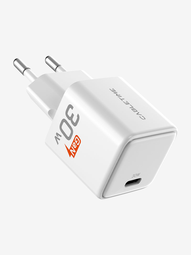 30W USB-C GaN Wall Charger PD 3.0 for iPhone 