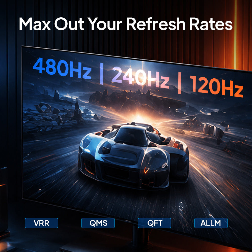 4K60Hz ハイスピード HDMI フラット ケーブル HDR10+ PS5、TV、モニター & プロジェクター用