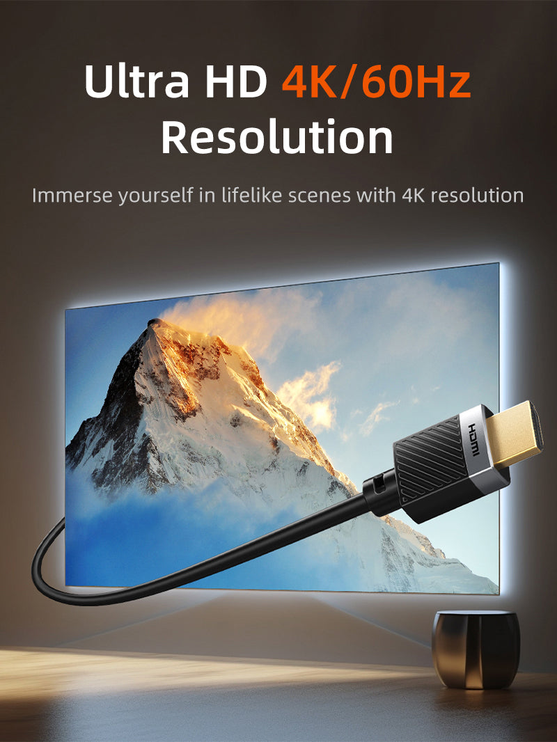 Extra largo 50 pies HDMI 2,0 cable 4K para TV proyector de ordenador