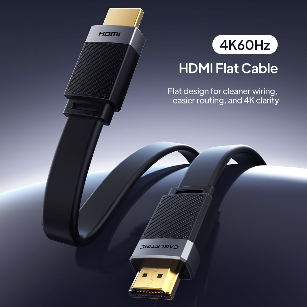 Ekstra lang 50 ft HDMI 2.0 -kabel 4K til tv -computerprojektor