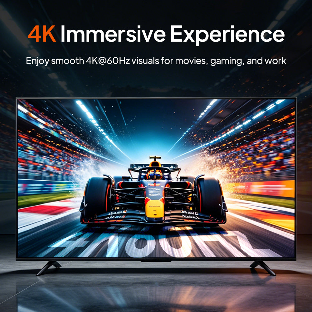 Ekstra lang 50 ft HDMI 2.0 -kabel 4K til tv -computerprojektor