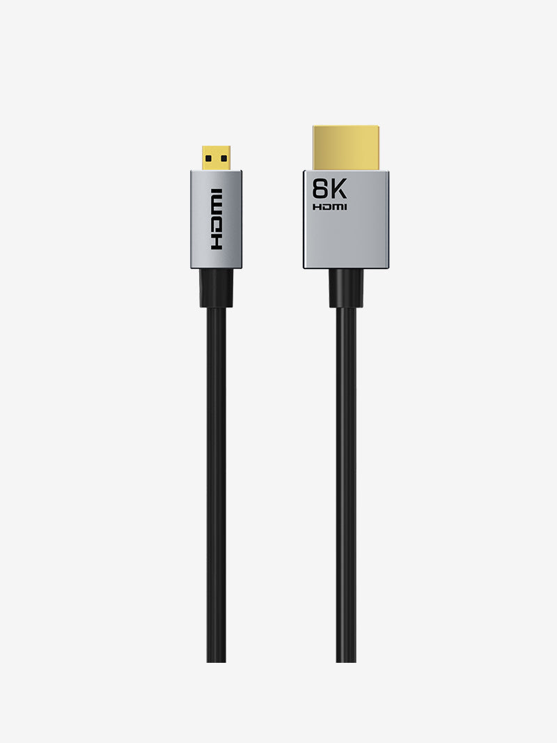 8K60Hz Micro HDMI to HDMI Cable Bi-Direction for Raspberry Pi 4
