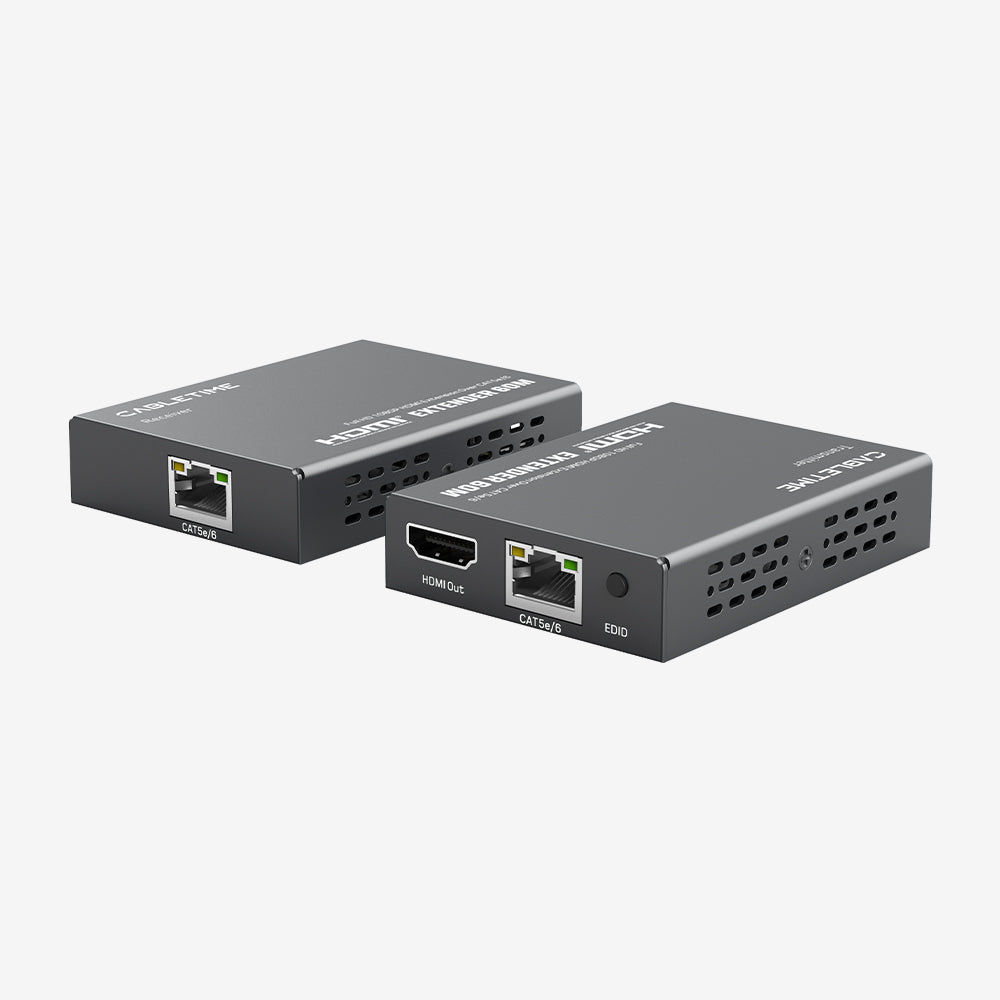 1080P 60Hz CAT6 CAT5 HDMI Extender Over Ethernet
