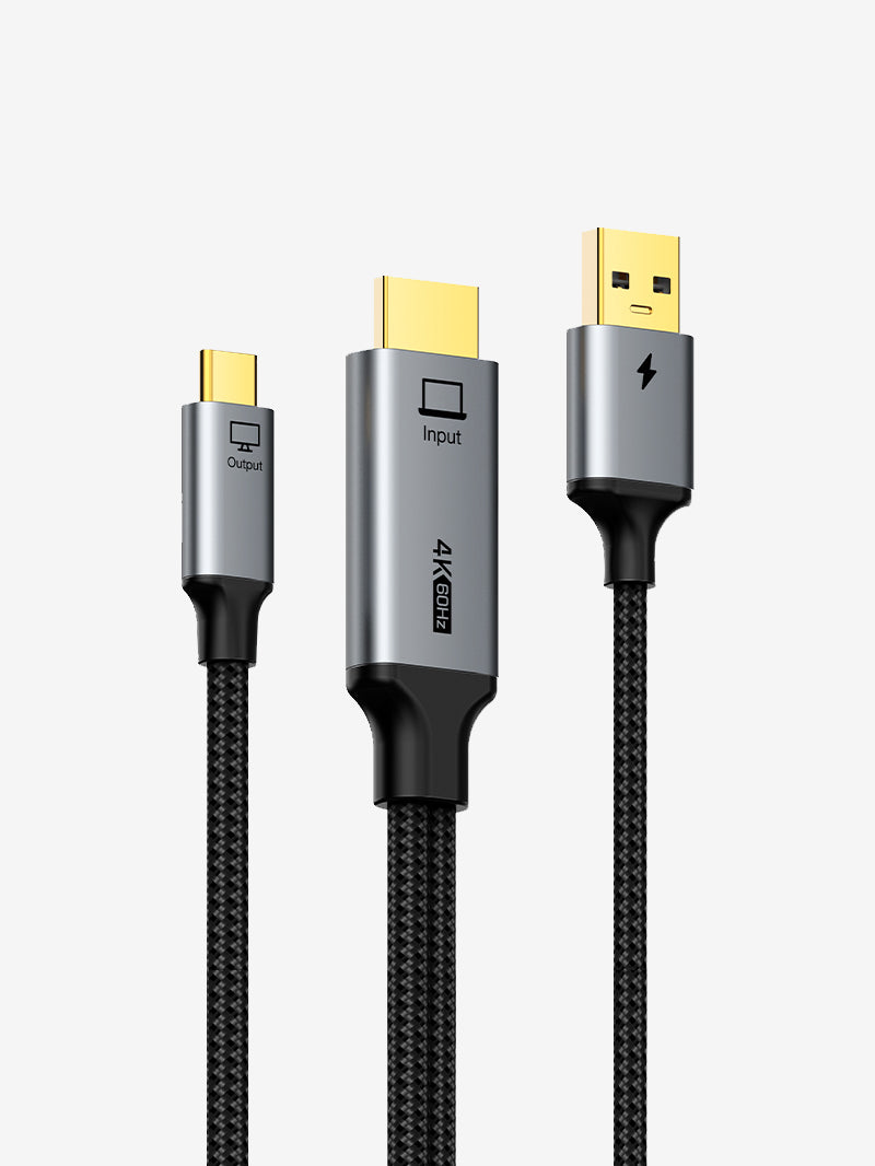 HDMI to USE Type C Cable 4K60Hz for Monitor TV 