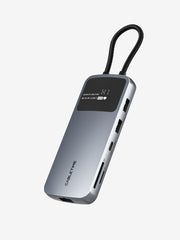 10 IN 1 8K USB C Hub for Dual 4K 60Hz Monitor 